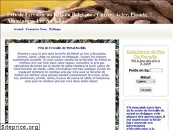 Sites similar to prixdeferraille.be
