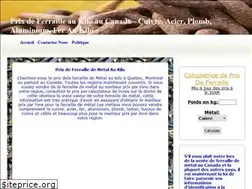 Sites similar to prixdeferraille.ca