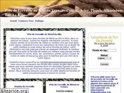 Sites similar to prixdeferraille.com