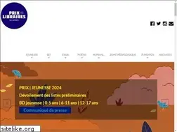 Sites similar to prixdeslibraires.qc.ca