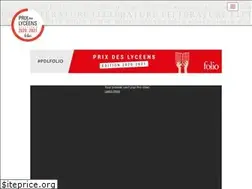 Sites similar to prixdeslyceensfolio.fr