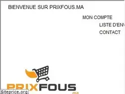 Sites similar to prixfous.ma
