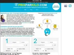 Sites similar to prixparkilo.com