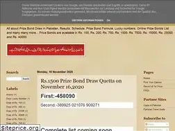 Sites similar to prizebondresults.blogspot.com