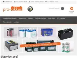 Sites similar to pro-akkus.de