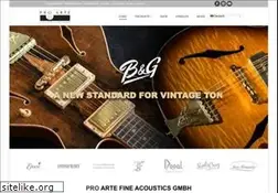 Sites similar to pro-arte-acoustics.de