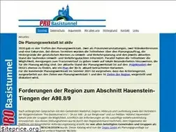 Sites similar to pro-basistunnel.de