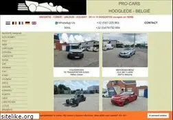Sites similar to pro-cars.be