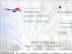 Sites similar to pro-cultura.de