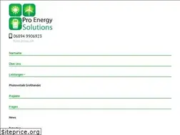 Sites similar to pro-energy-solutions.de
