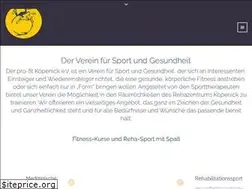 Sites similar to pro-fit-koepenick.de