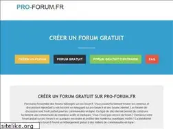 Sites similar to pro-forum.fr