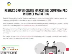 Sites similar to pro-internet-marketing.com.au