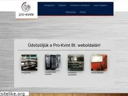 Sites similar to pro-kvint.hu