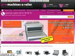 Sites similar to pro-machines-a-relier.com