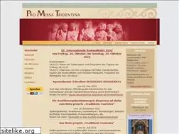 Sites similar to pro-missa-tridentina.org