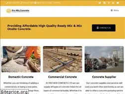 Sites similar to pro-mixconcrete.co.uk