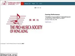 Sites similar to pro-musica.org.hk