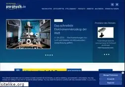 Sites similar to pro-physik.de