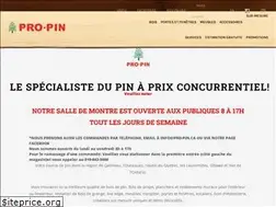 Sites similar to pro-pin.ca