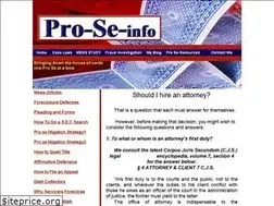 Sites similar to pro-se-info.com