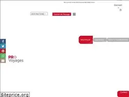 Sites similar to pro-voyages.com