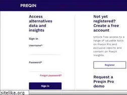 Sites similar to pro.preqin.com