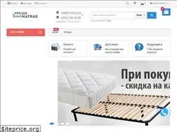 Sites similar to pro100matras.com.ua
