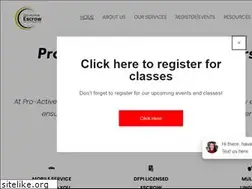 Sites similar to proactiveescrow.com