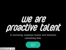 Sites similar to proactivetalent.com