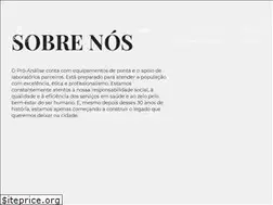 Sites similar to proanalise.com