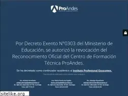 Sites similar to proandes.cl