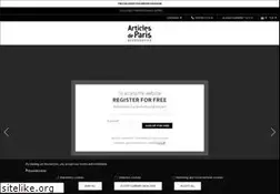 Sites similar to proarticlesdeparis.com