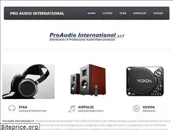 Sites similar to proaudiointernational.it
