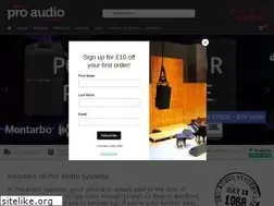 Sites similar to proaudiosystems.co.uk