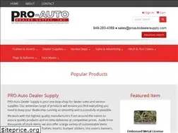 Sites similar to proautodealersupply.com