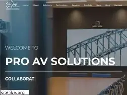 Sites similar to proavsolutions.com.au