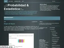 Sites similar to probabilidadcecyte.blogspot.com