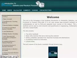 Sites similar to probabilitycourse.com