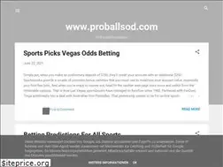 Sites similar to proballsod.com