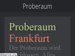 Sites similar to proberaum.de