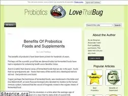 Sites similar to probiotics-lovethatbug.com