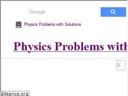Sites similar to problemsphysics.com