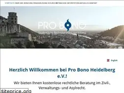 Sites similar to probono-heidelberg.de