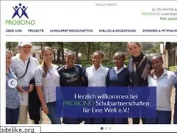 Sites similar to probono-oneworld.de