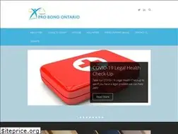 Sites similar to probonoontario.org