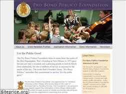 Sites similar to probonopublicofoundation.org
