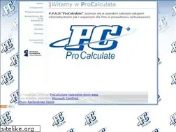 Sites similar to procalculate.pl