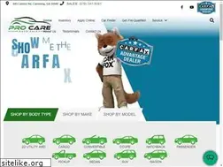 Sites similar to procareautosale.com