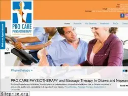Sites similar to procarephysiotherapy.com
